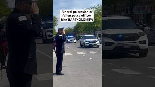 Funeral procession of fallen police officer John BARTHOLOMEW #funeral #police #chicagopolice #usa