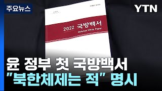 尹정부 첫 국방백서, '북한체제 적' 개념 6년 만에 부활 / YTN