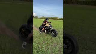 Harley 48 Customized into a Dual Sport Dirt Slinger! Crazy Sound!