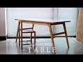 SQUARERULE FURNITURE - Making Horse Leg Table