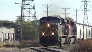 CP #674 led by a CSX unit October 24, 2018