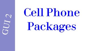 12.06 Cell Phone Packages class | Starting Out With Java