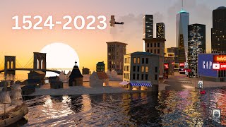 EVOLUTION of New York City 1524 - 2023 | 3D Animation