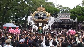 浜の宮天満宮・天神屋台　台場差し　令和４年１０月８日