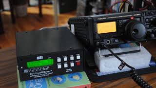 FT-897D and MFJ-929 tuner 1st QSO on radio