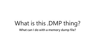 Analyze Dump File