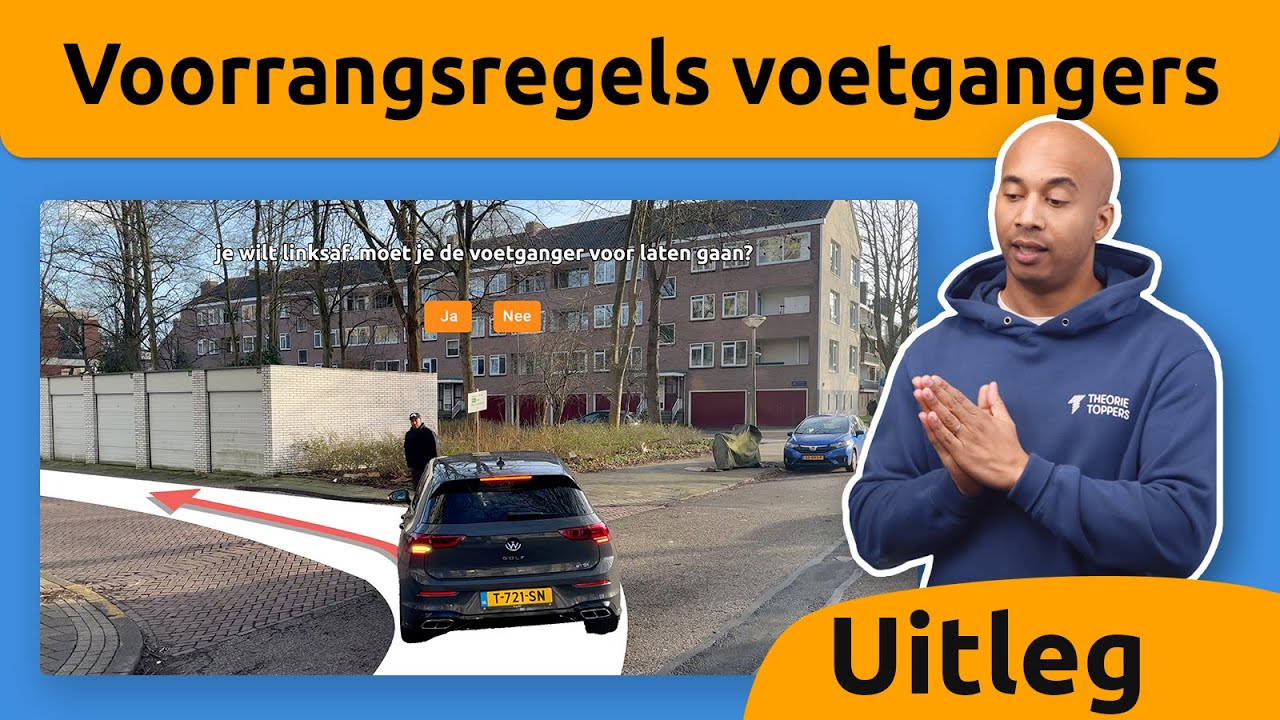 Voorrangsregels Voetganger - YouTube