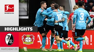 26 Games Unbeaten!! Wirtz, Schick & Co. Shined! | SC Freiburg - Bayer 04 Leverkusen 2-3 | Highlights