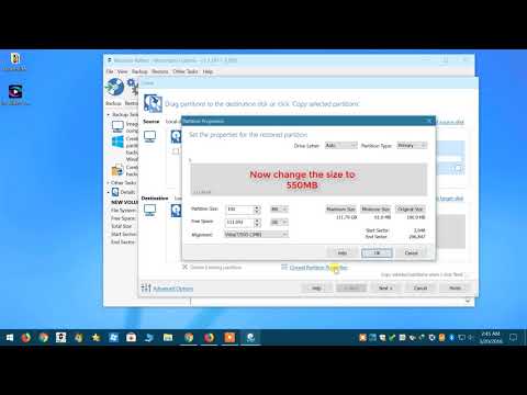 Resize a partition with Macrium Resize a partition with Macrium