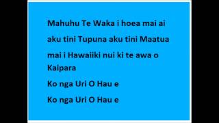 Haumoewaarangi with Lyrics