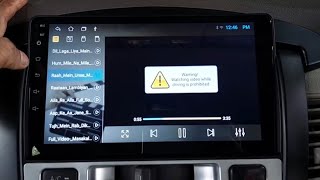 how to enable video while driving| android car stereo video settings