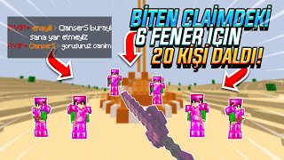 BİTEN CLAİMDEKİ 6 FENER İÇİN 20 KİŞİYLE SAVAŞTIM - CraftRise Survival Ametist @BerkeKDD