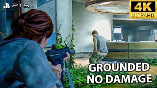 The Last of Us 2 Ps5 - Aggressive & Stealth Gameplay - The Hospital ( Grounded / No Damage ) 4K