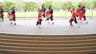 [4K] 琉球國祭り太鼓 2回目　讃岐よさこい in 瀬戸大橋記念公園 2022 マリンドームステージ (中央)