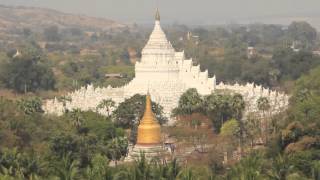 Myanmar. Mingun, View From the top of Mingun Pagoda