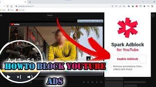 How to Block YOUTUBE Ads in pc free | working in 2023 | Chrome Extension |  AD BLOCKER | FREE