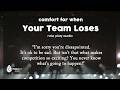 [f4a] I'm Sorry Your Team Lost [comfort] [it's ok to feel sad] [listener request]