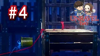 【夫婦実況】糸が遊具で遊んでるだけの動画【Unravel2#4】