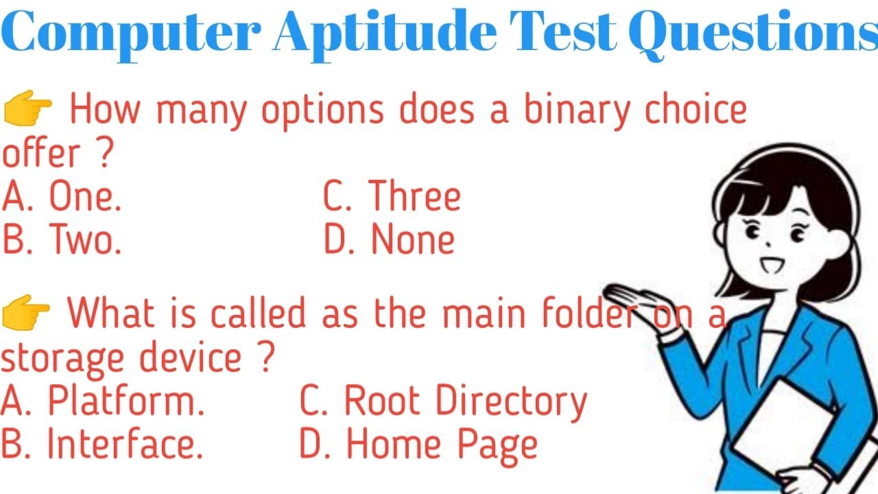 Computer Aptitude Test Questions And Answers|MCQs For All Computer Exam ...