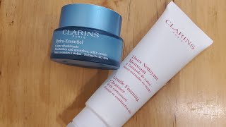 Clarins Foaming Cleanser \u0026 Hydra Essential Moisturizer