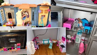 HAGO MINI CASAS DE BARBIE EN DIFERENTES LUGARES DE MI CASA