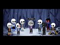 Sans AUs react to Dust AUs