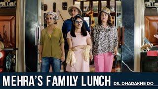Mehras Family Lunch | Dil Dhadakne Do | Anushka S| Ranveer S| Priyanka C| Anil K| Shefali S| Rahul B