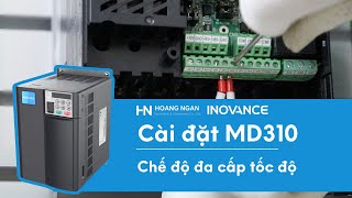 Bài 3: Hướng dẫn cài đặt Chế độ đa cấp tốc độ cho biến tần Inovance MD310