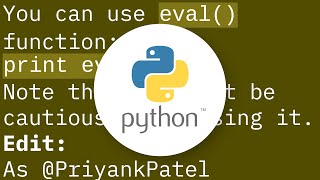 Python convert a string to a logic operator