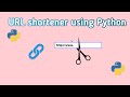 URL shortener using Python 😲 #urlshortener #python