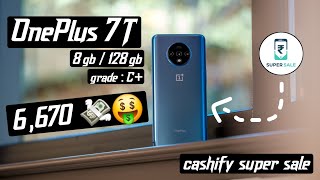 OnePlus 7T from cashify super sale 8gb/128gb grade: C+ under 6,670 #oneplus7t #u