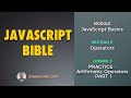 03: PRACTICE - Arithmetic Operators - PART 1 (JAVASCRIPT BASICS - Operators)