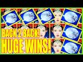 The Craziest BACK 2 BACK Bonus! HUGE WINS High Limit Autumn Moon Dragon Link Slot