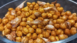 Crispy Garlic Chana | kurkure chane | crispy chana | AjiOjiKitchen