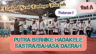 Group Masamper Putra Bernike Hadakele-Sastra/Bahasa Daerah Putaran 1-Seri A-Juara 3