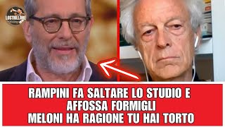 RAMPINI FA ESPLODERE LO STUDIO! FORMIGLI ANNIENTATO: MELONI HA RAGIONE!