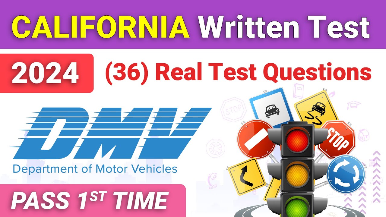 California DMV Written Test 2024 | Senior Written Test 2024 - YouTube