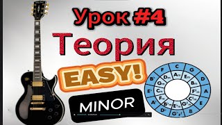 Урок #4. Гитарная ТЕОРИЯ На EASY! Не Трать ВРЕМЯ впустую.  Секрет МИНОРА!  #guitartheory