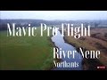 Mavic Pro Flight along the River Nene in Northamptonshire in 4K