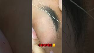 Eyebrows threading tutorial | eyebrow threading |threading tutorial for beginners#eyebrow#threading