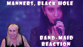 Official REACTION to: BAND-MAID  MANNERS, BLACK HOLE (Official Live Video) for J-LOD LIVE2