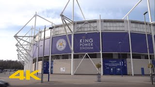 Leicester Walk: Outside King Power Stadium | Leicester City F.C.【4K】