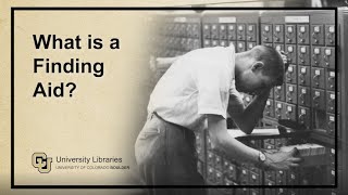 What is a Finding Aid?