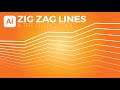 How to draw Zig Zag Lines with the Blend Tool Illustrator Tutorial