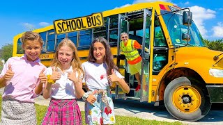 Nastya and friends school stories and yellow bus