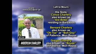 Anderson Charlery ~ Medium Obituary