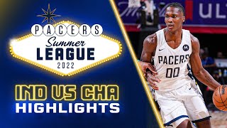Indiana Pacers Summer League Highlights vs. Charlotte Hornets | July 8, 2022