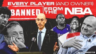 Every Player (And Owner) Banned From The NBA