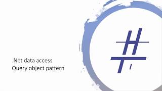 Query object pattern introduction