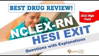 NCLEX Review 2022, Nursing Practice Test | DRUGS, High Yield Questions with Answers Explained